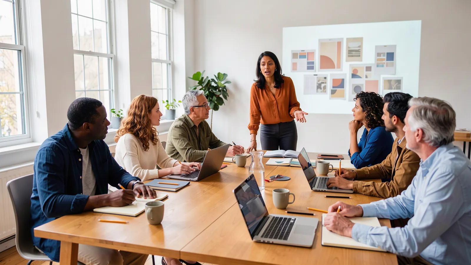 Consultora capacita al equipo de marca y a la agencia para adoptar el nuevo flujo de ideación.