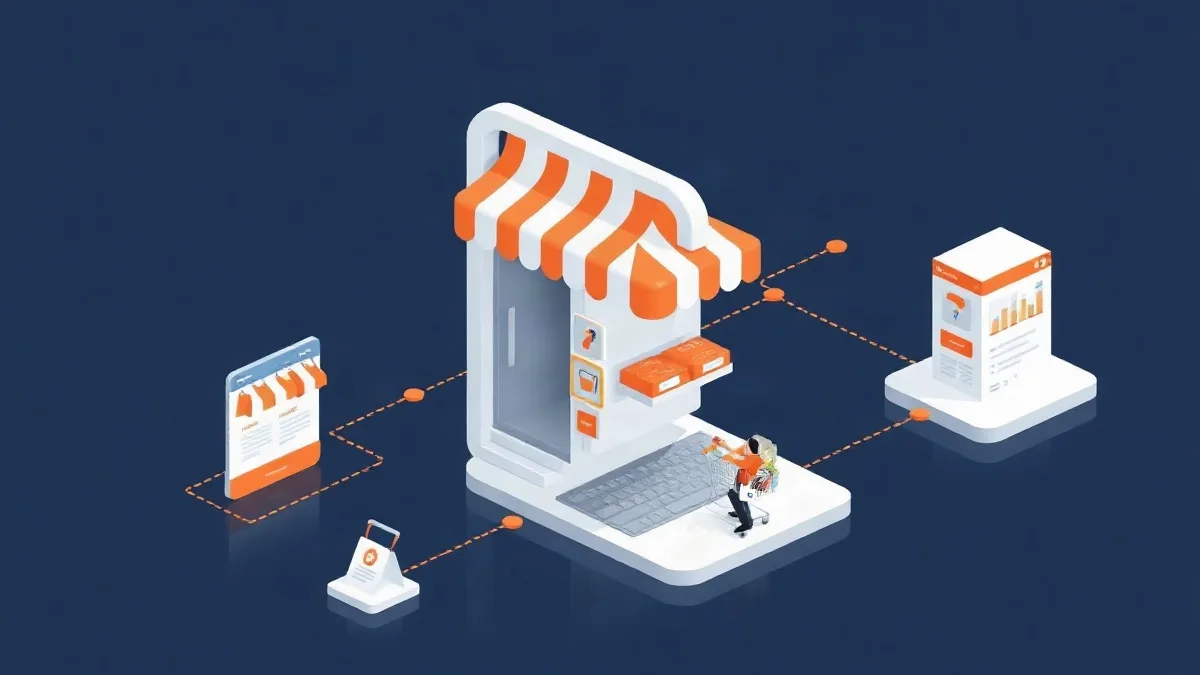 Canales de venta interconectados: tienda física, catálogo digital y marketplace integrados
